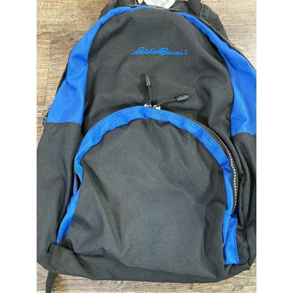 New Eddie Bauer Carry Pack School Bag Sky/Asphalt 17” x 12” x 8.5” #EB20201
